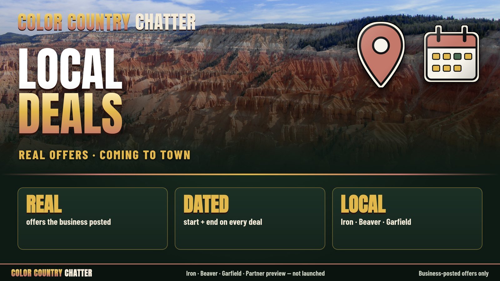 Local Deals — real offers, coming to town