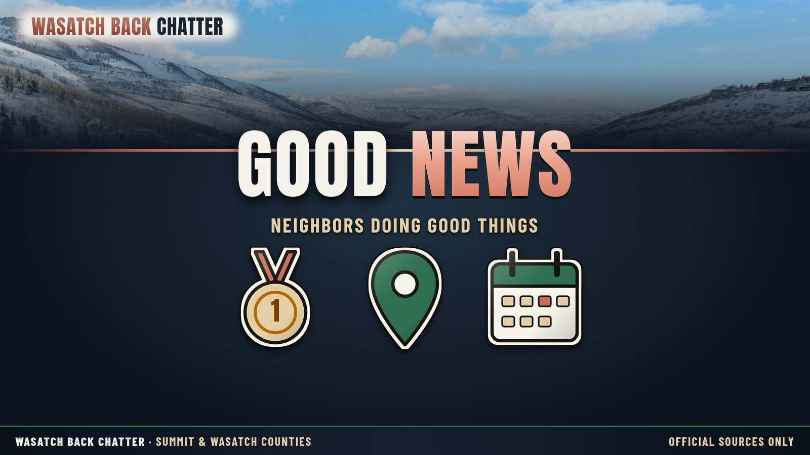 Good News on the Wasatch Back